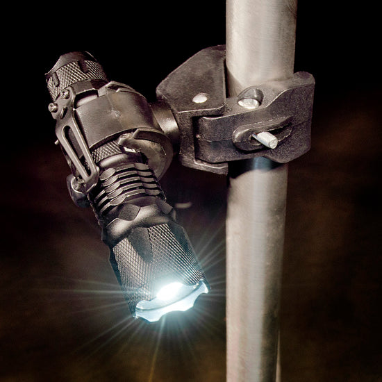 clamp on flashlight holder